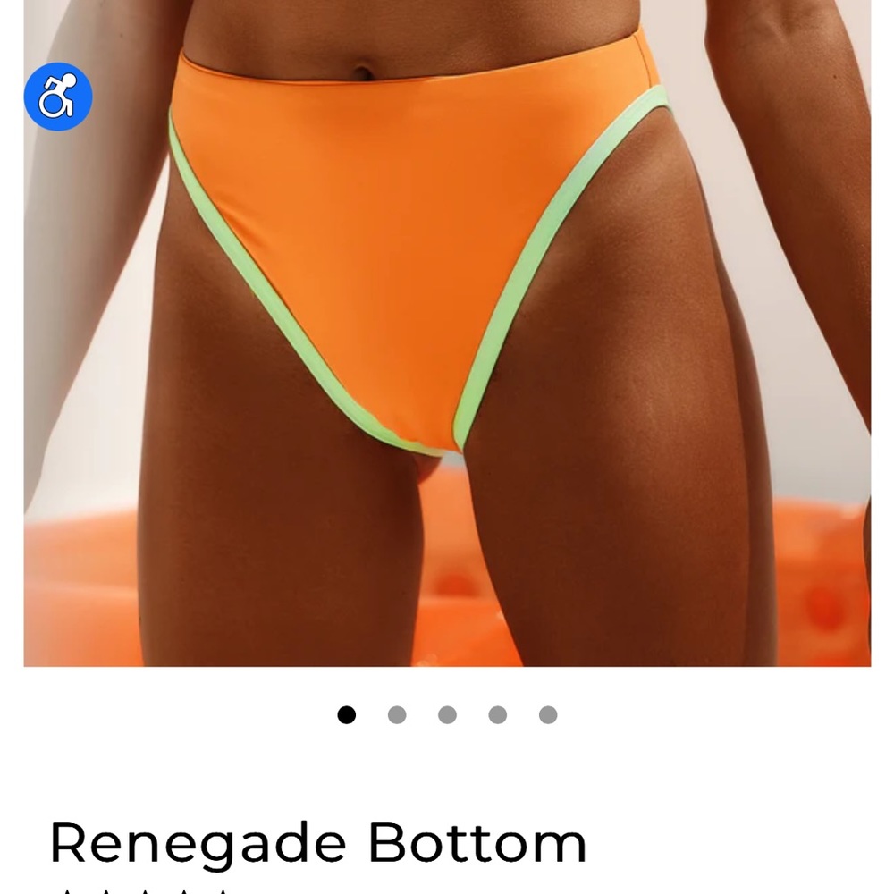 NWT Dippin Daisys Renegade Bottom (Creamsicle/Mojito)